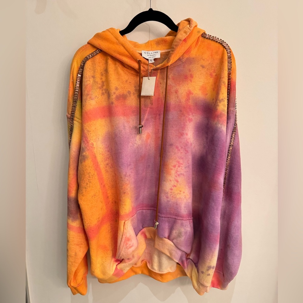 Rare - COLLINA STRADA
Orange Round Hem Sporty Spice Hoodie
Size Large